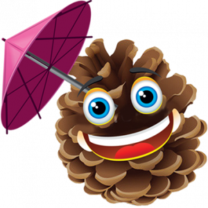 Personnages-Garenne-parasol vacances en famille dans la Drome