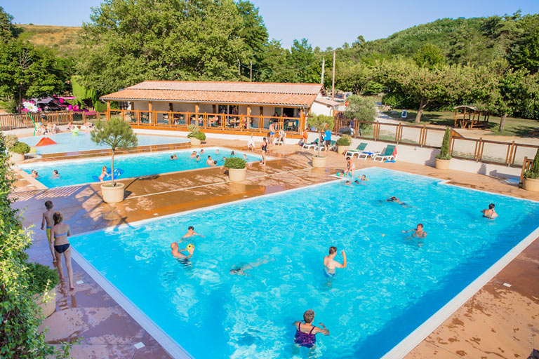 piscine chauffee drome