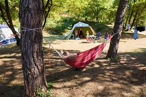 Emplacement nature caravane tente camping