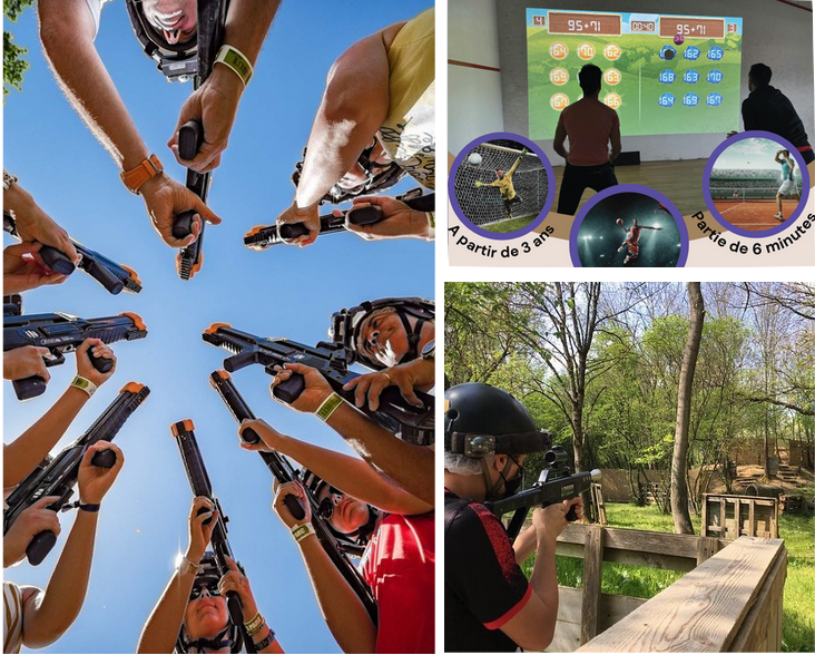 laser game et mur interactif, activité pour enfants et la famille