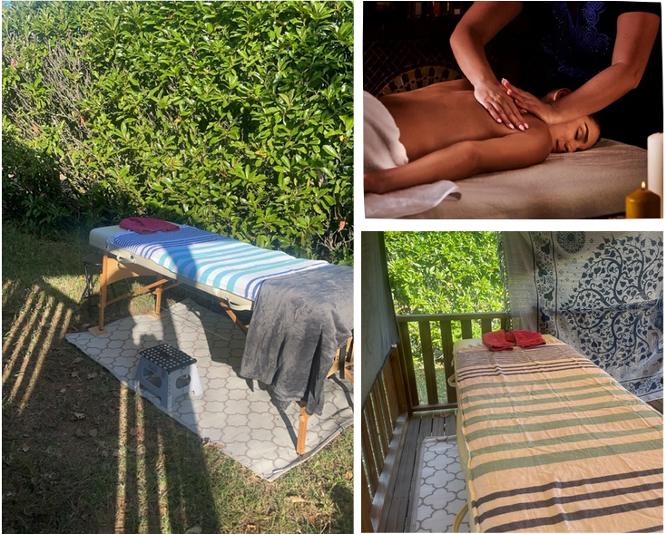 massage bien être au camping