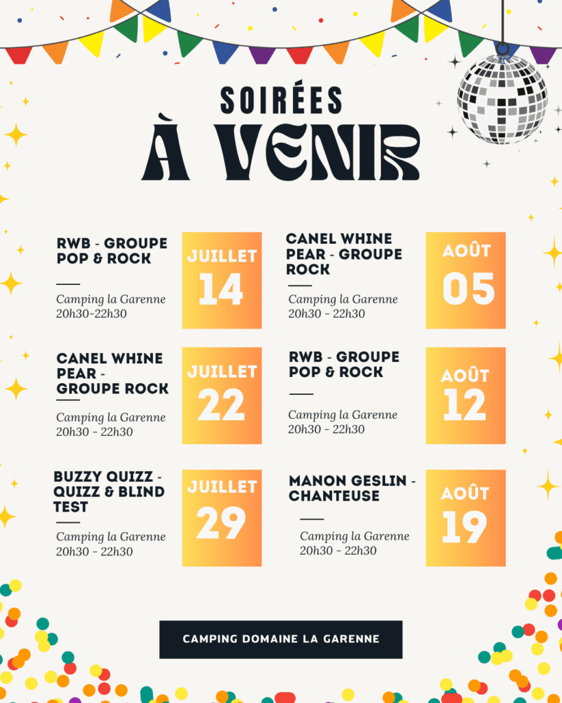 camping vers grenoble soirées